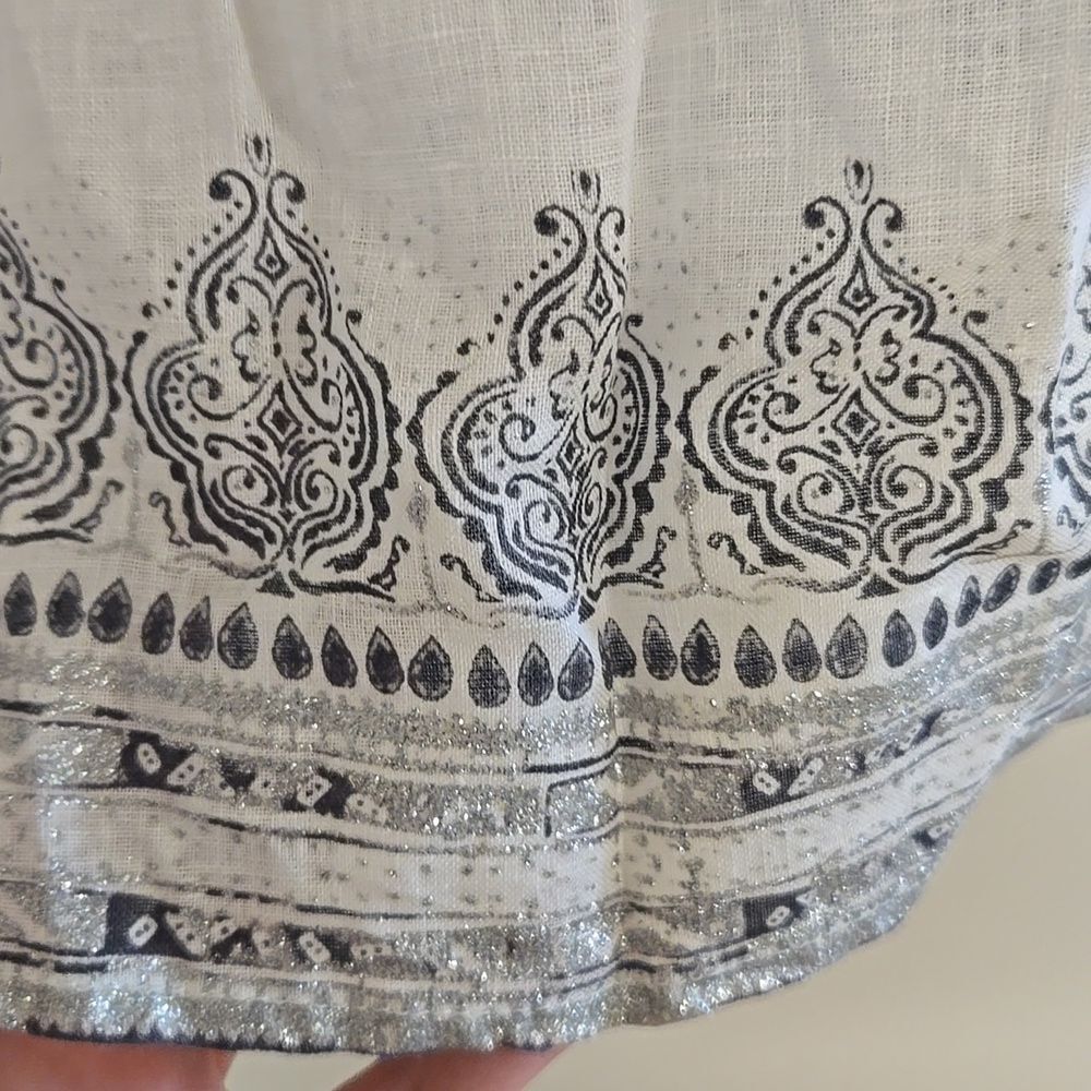 Chico's Linen Beaded Tunic - Picture 7 of 7